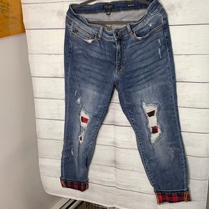 Judy Blue Buffalo Plaid